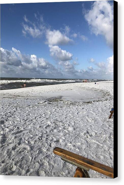 Sunny Day on a Florida Beach - Canvas Print