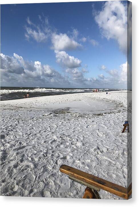 Sunny Day on a Florida Beach - Canvas Print