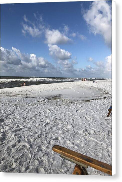 Sunny Day on a Florida Beach - Canvas Print