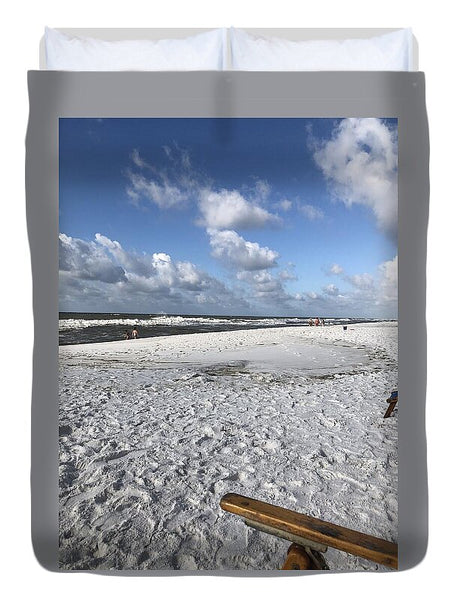 Sunny Day on a Florida Beach - Duvet Cover
