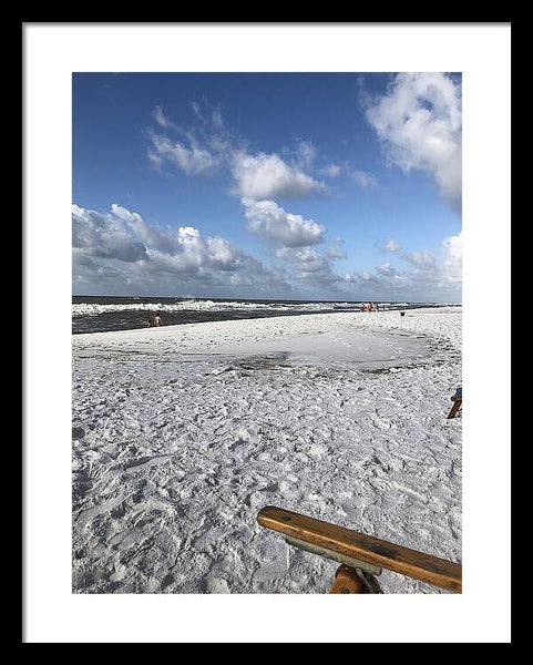 Sunny Day on a Florida Beach - Framed Print