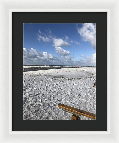 Sunny Day on a Florida Beach - Framed Print