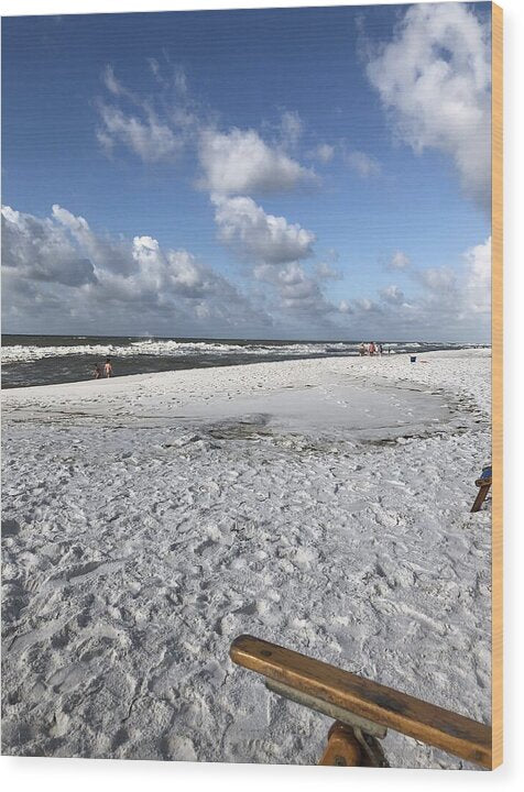 Sunny Day on a Florida Beach - Wood Print