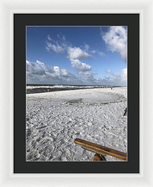 Sunny Day on a Florida Beach - Framed Print