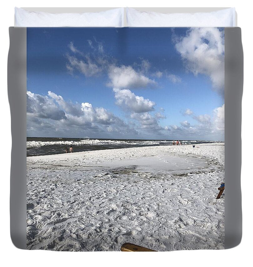 Sunny Day on a Florida Beach - Duvet Cover