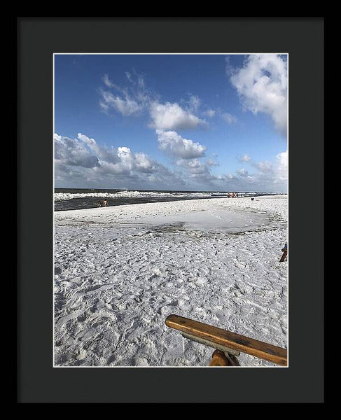 Sunny Day on a Florida Beach - Framed Print