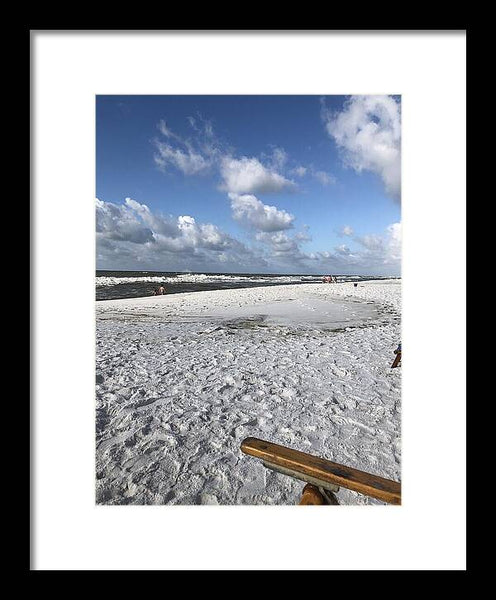 Sunny Day on a Florida Beach - Framed Print