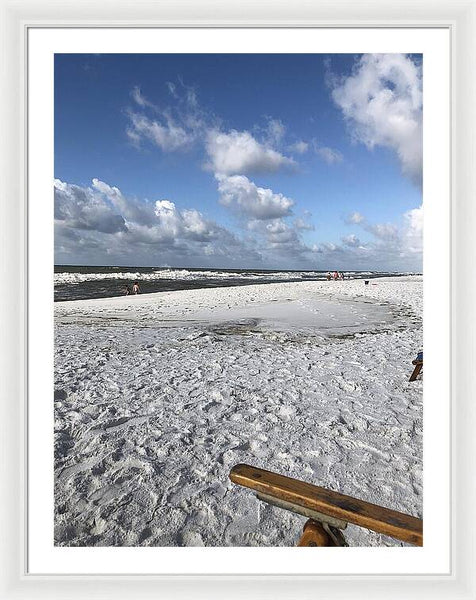 Sunny Day on a Florida Beach - Framed Print
