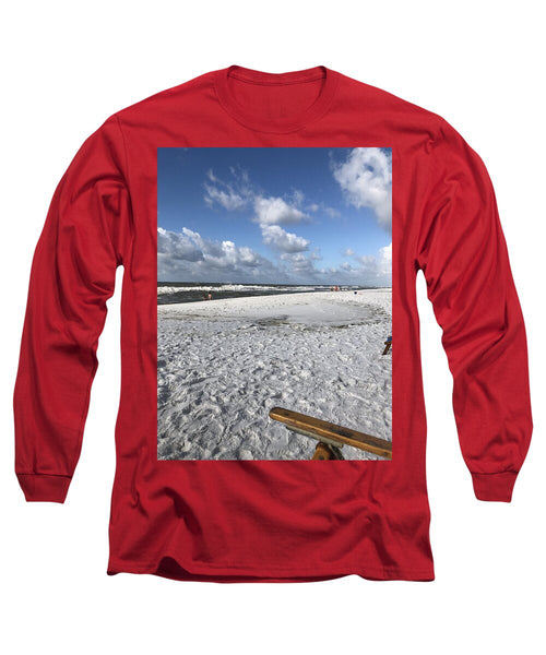 Sunny Day on a Florida Beach - Long Sleeve T-Shirt