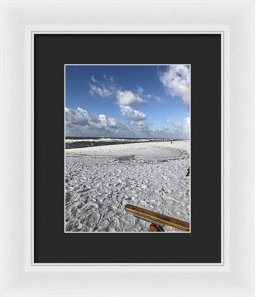 Sunny Day on a Florida Beach - Framed Print