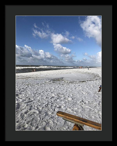 Sunny Day on a Florida Beach - Framed Print