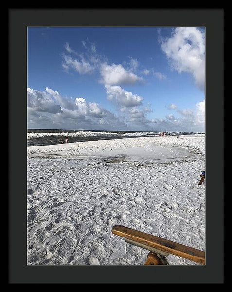 Sunny Day on a Florida Beach - Framed Print