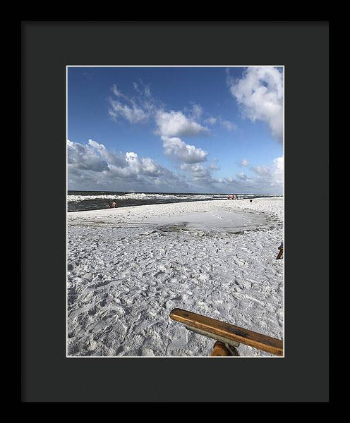Sunny Day on a Florida Beach - Framed Print