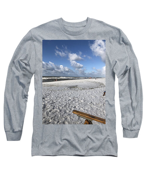 Sunny Day on a Florida Beach - Long Sleeve T-Shirt