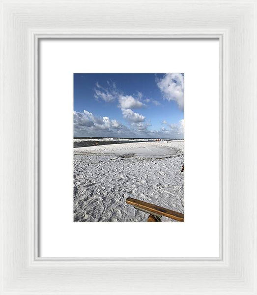 Sunny Day on a Florida Beach - Framed Print