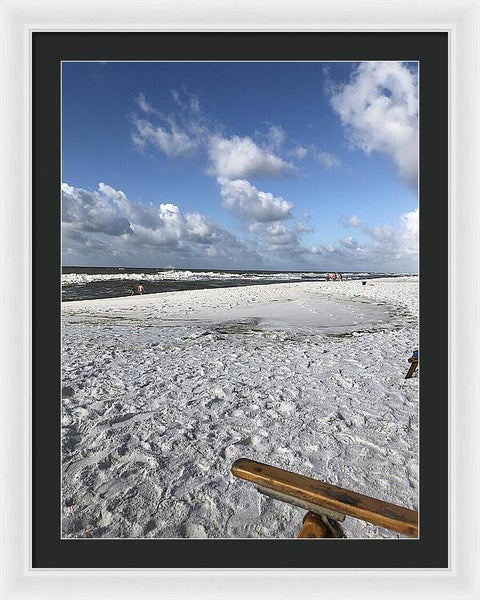 Sunny Day on a Florida Beach - Framed Print