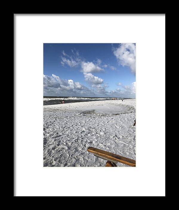 Sunny Day on a Florida Beach - Framed Print