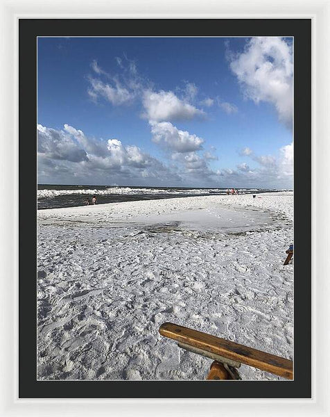 Sunny Day on a Florida Beach - Framed Print