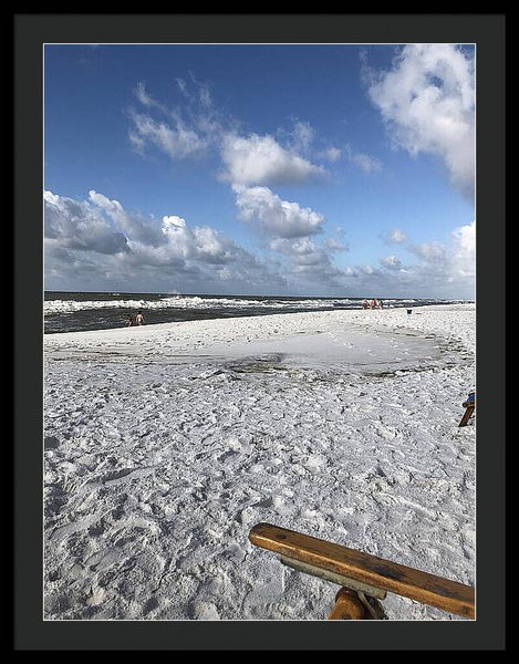 Sunny Day on a Florida Beach - Framed Print