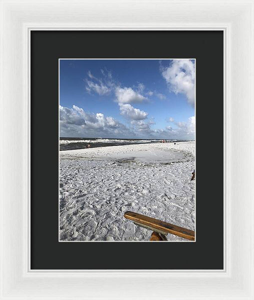 Sunny Day on a Florida Beach - Framed Print