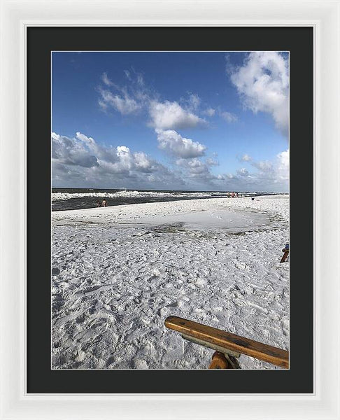 Sunny Day on a Florida Beach - Framed Print