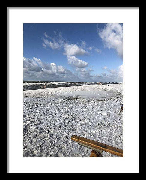 Sunny Day on a Florida Beach - Framed Print