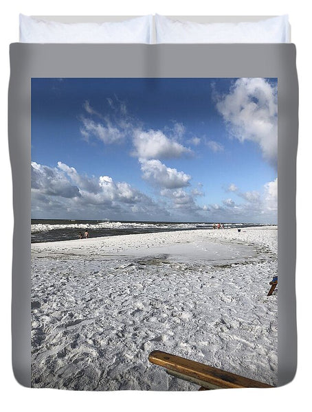 Sunny Day on a Florida Beach - Duvet Cover