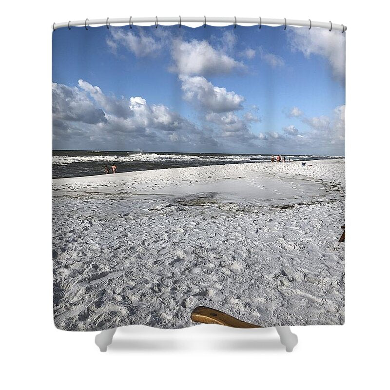 Sunny Day on a Florida Beach - Shower Curtain