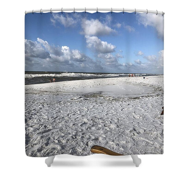 Sunny Day on a Florida Beach - Shower Curtain