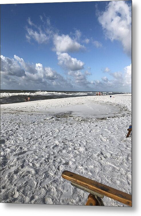 Sunny Day on a Florida Beach - Metal Print