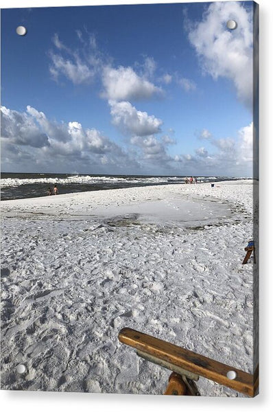 Sunny Day on a Florida Beach - Acrylic Print