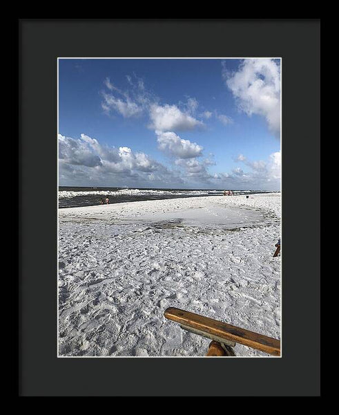Sunny Day on a Florida Beach - Framed Print