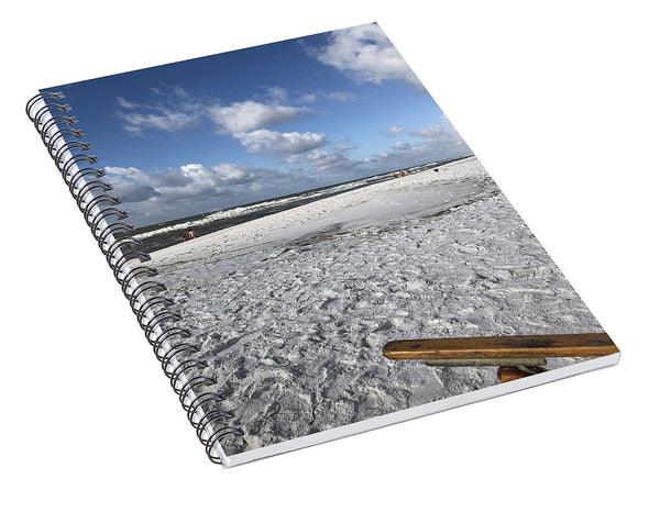 Sunny Day on a Florida Beach - Spiral Notebook