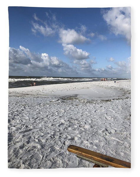 Sunny Day on a Florida Beach - Blanket