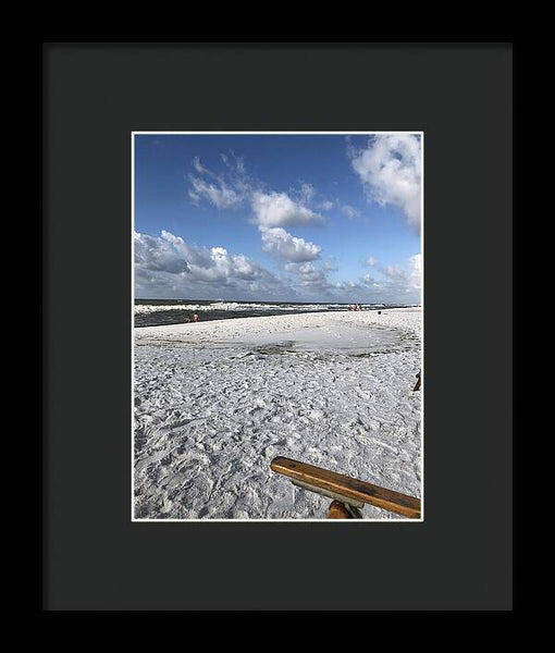 Sunny Day on a Florida Beach - Framed Print