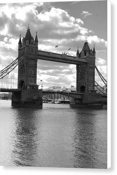 Tower Bridge in Black and White - Canvas Print