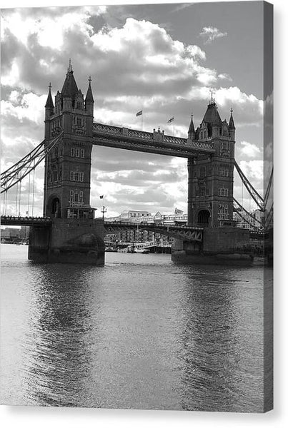 Tower Bridge in Black and White - Canvas Print