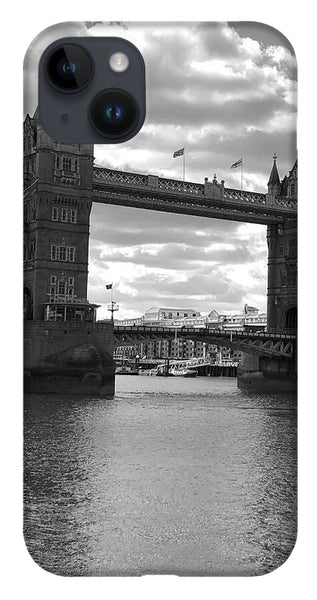 Tower Bridge in Black and White - Phone Case