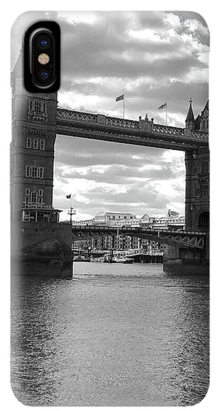 Tower Bridge in Black and White - Phone Case
