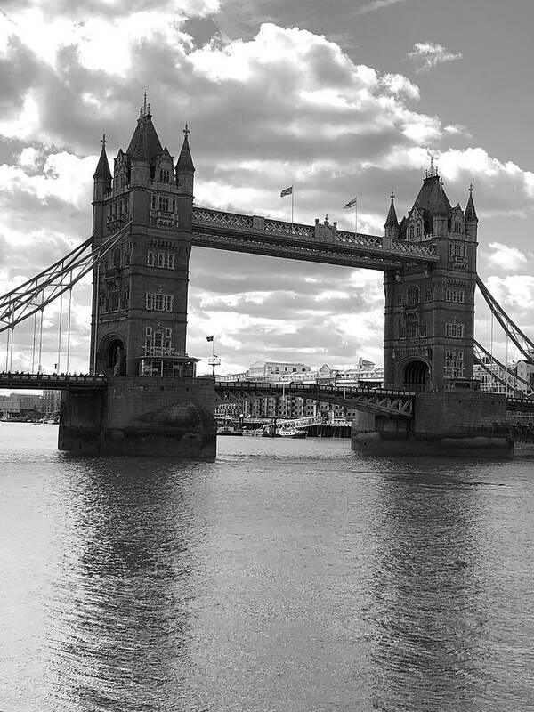 Tower Bridge in Black and White - Art Print