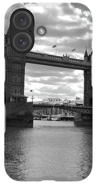 Tower Bridge in Black and White - Phone Case