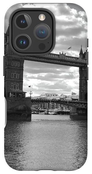 Tower Bridge in Black and White - Phone Case