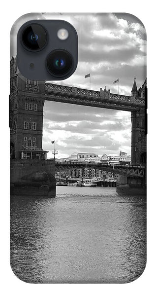 Tower Bridge in Black and White - Phone Case