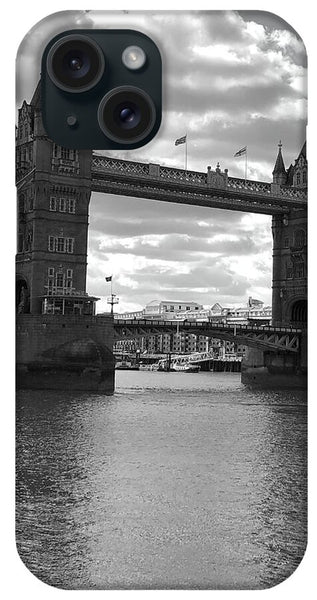 Tower Bridge in Black and White - Phone Case