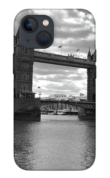 Tower Bridge in Black and White - Phone Case