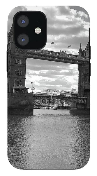 Tower Bridge in Black and White - Phone Case