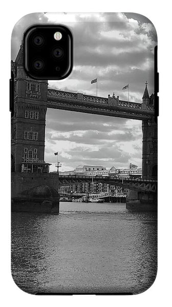 Tower Bridge in Black and White - Phone Case