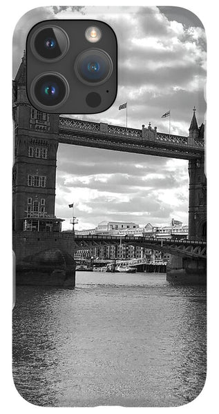 Tower Bridge in Black and White - Phone Case