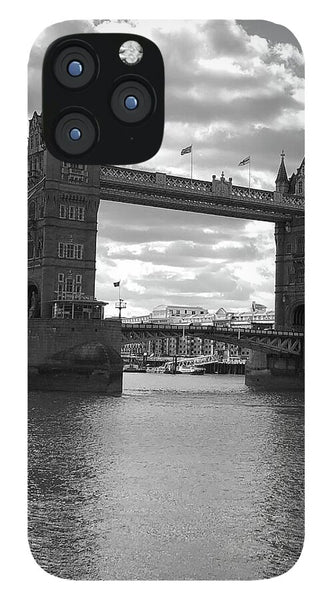 Tower Bridge in Black and White - Phone Case