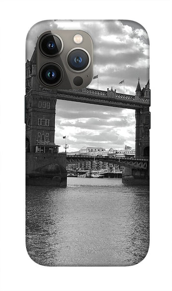 Tower Bridge in Black and White - Phone Case